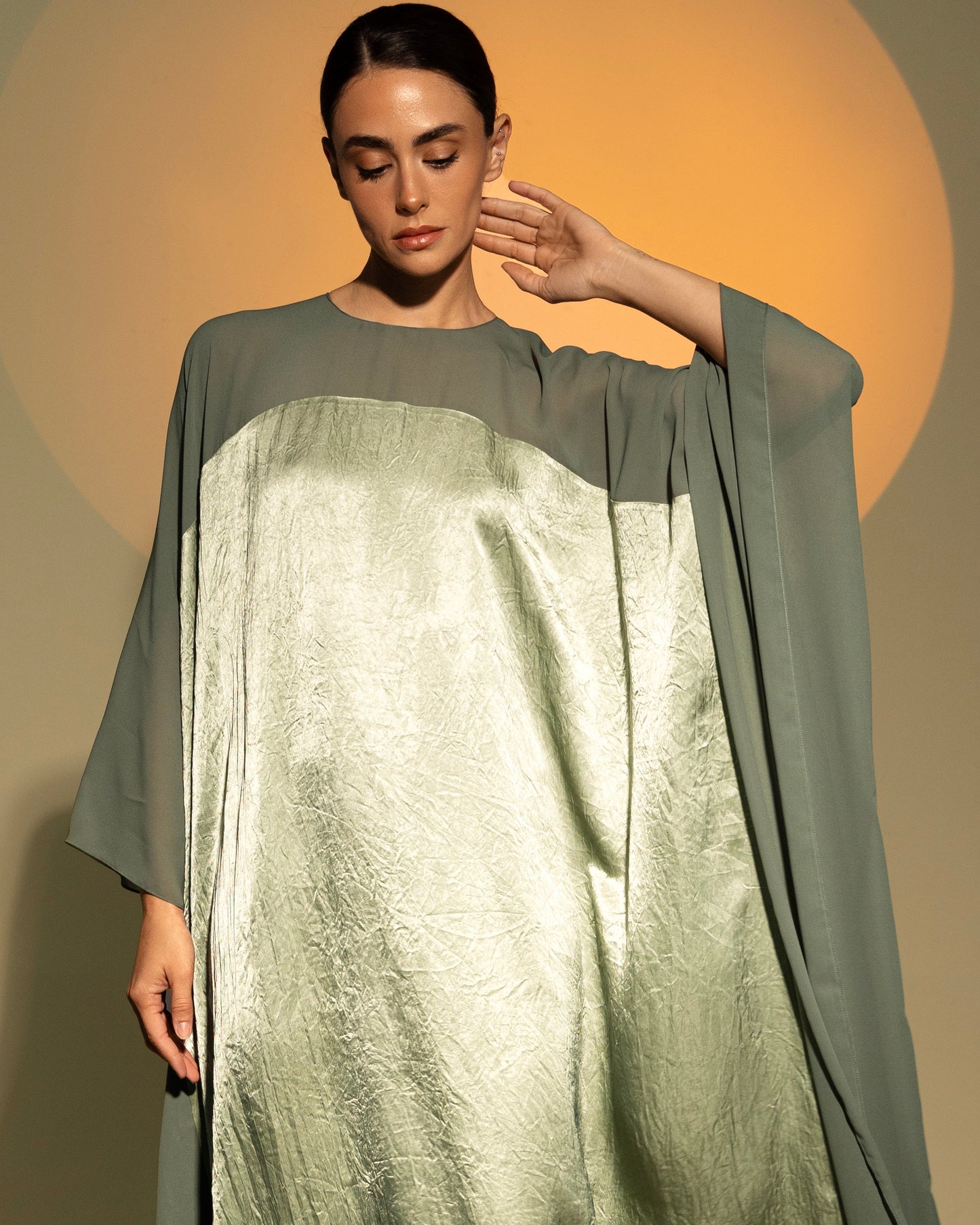 Metallic Squared Caftan