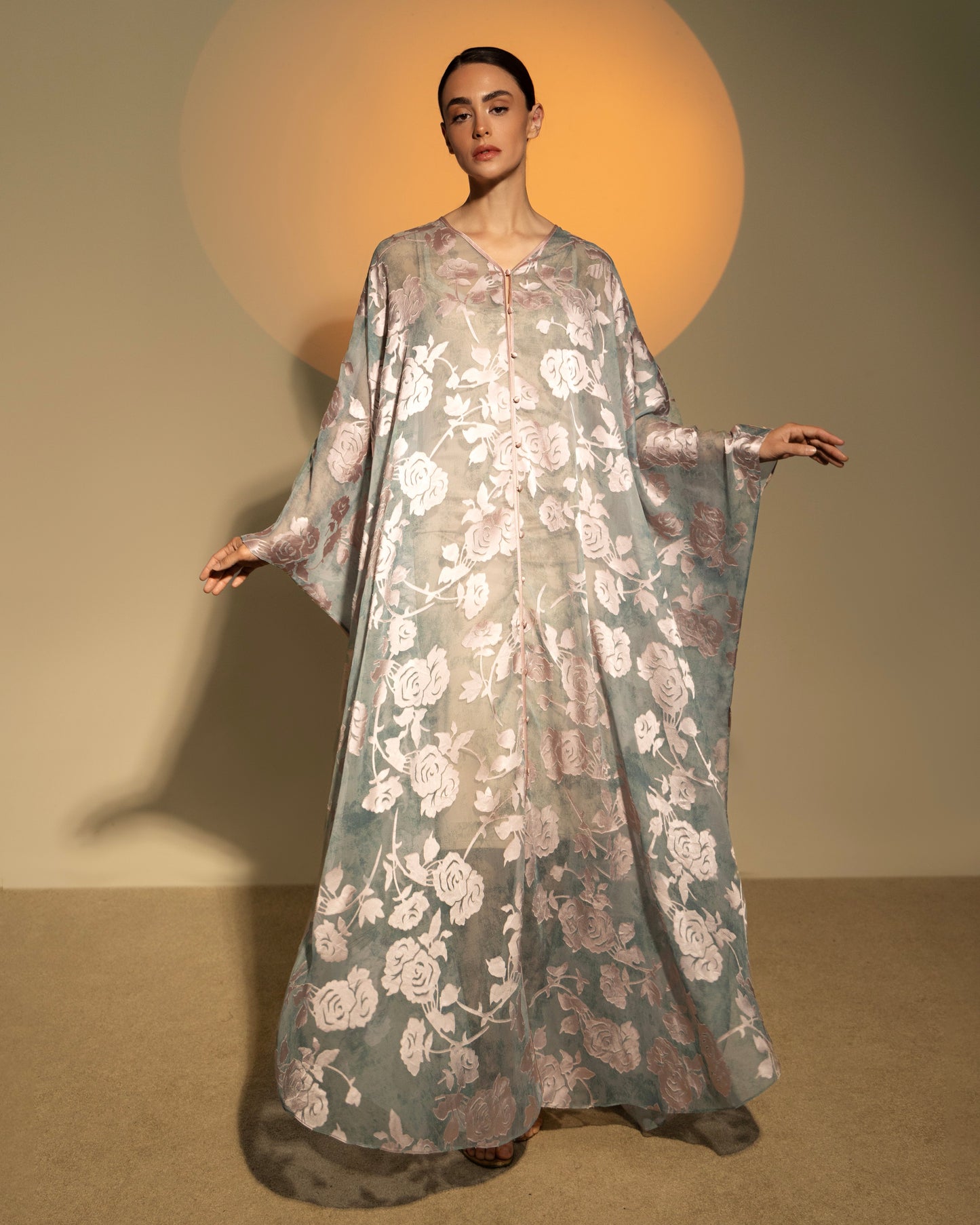 Floral Printed Caftan