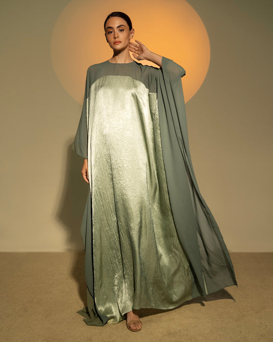 Metallic Squared Caftan